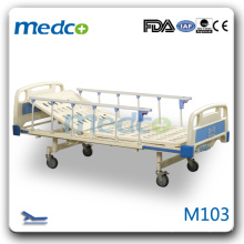 Hot Sale 1 Function barato preços de cama de hospital manual M103